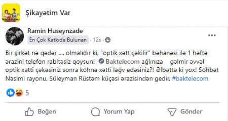 "Optik xətt çəkilir, bəhanəsi ilə..."